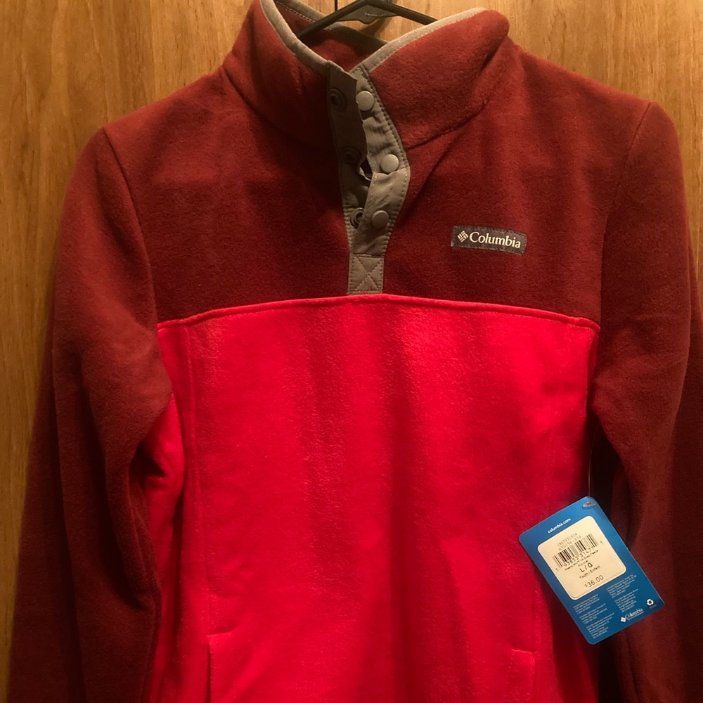Columbia youth fleece pullover, like new